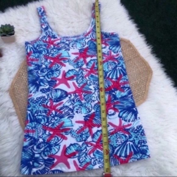 Lilly Pulitzer Tabby Tank She Sells Shells - Picture 6 of 10